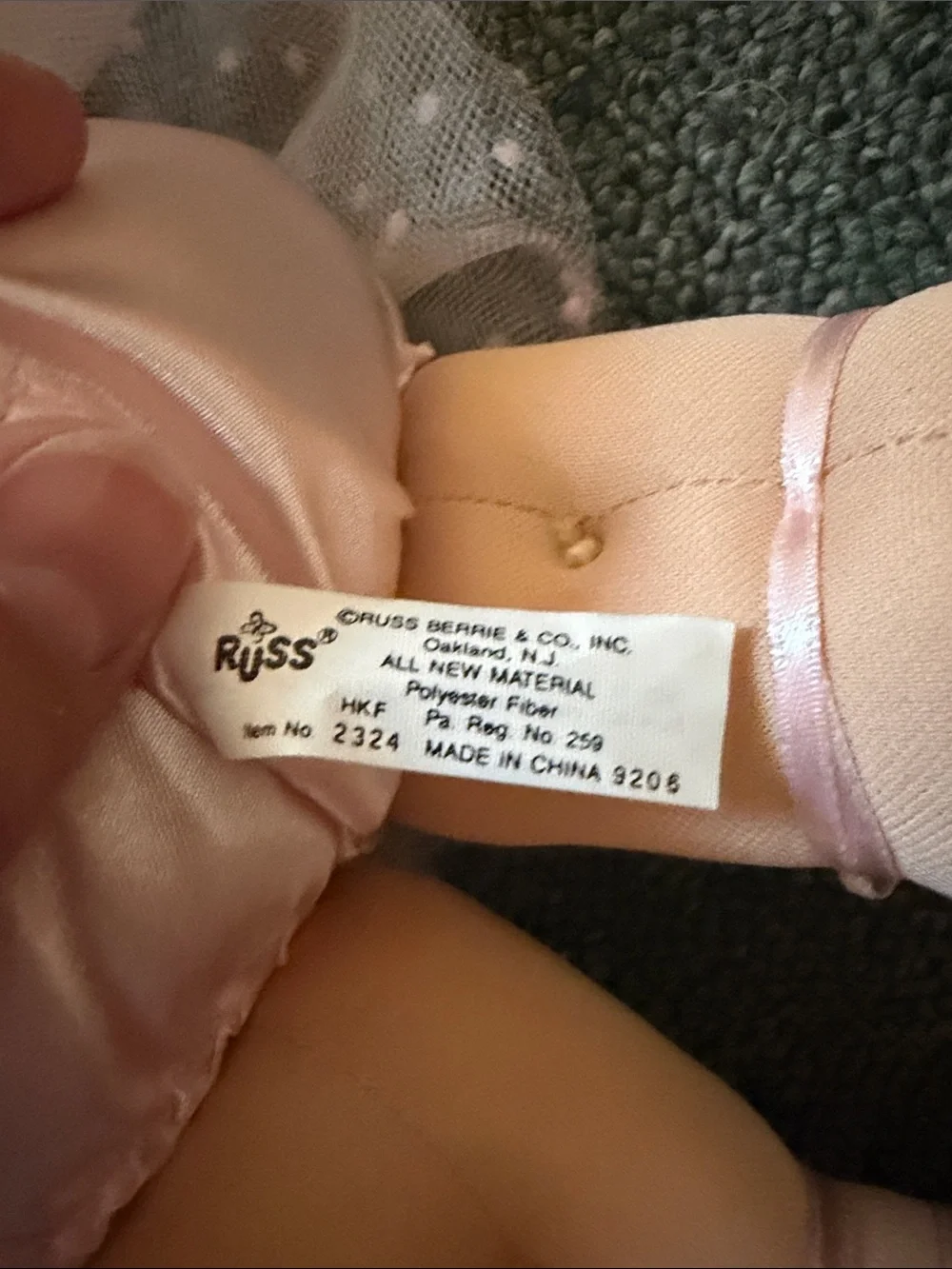 Russ berrie troll kids ballerina doll